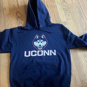 UCONN Huskies Navy Blue Logo Hoodie